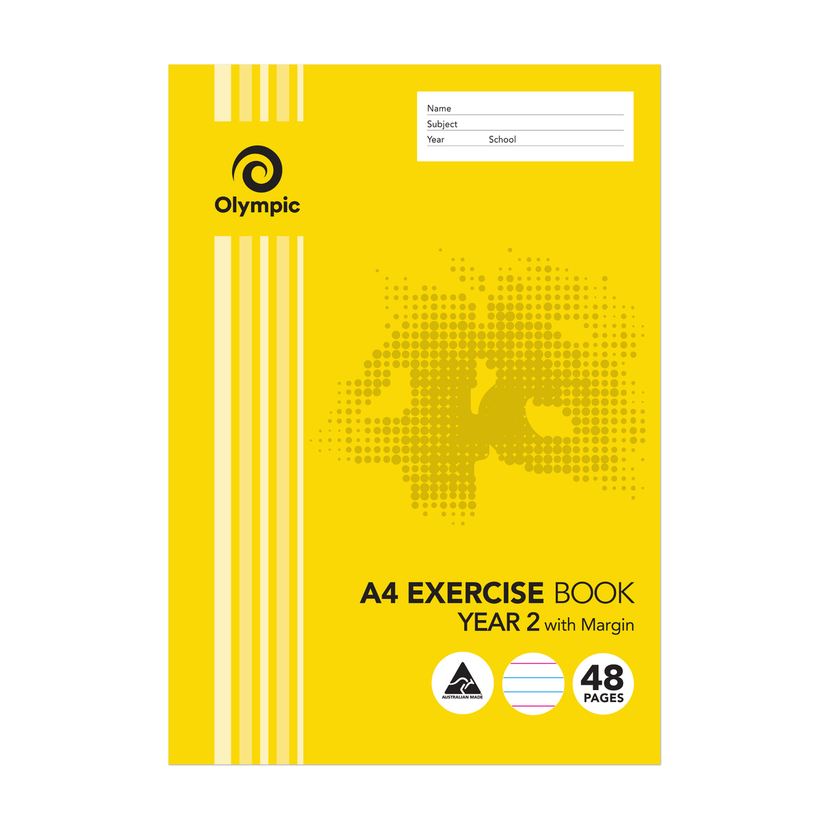 Olympic Exercise Book A4 Yr2 48pg