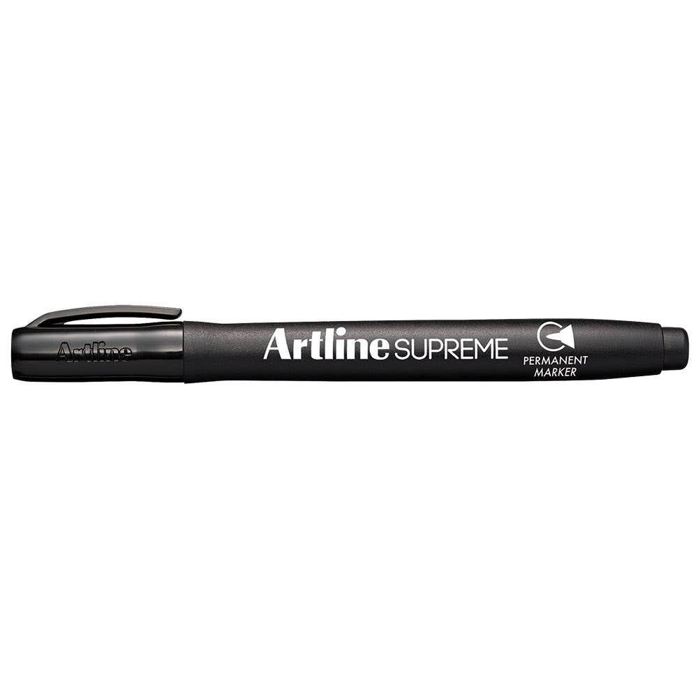 Artline Supreme Permanent Marker Black 1mm