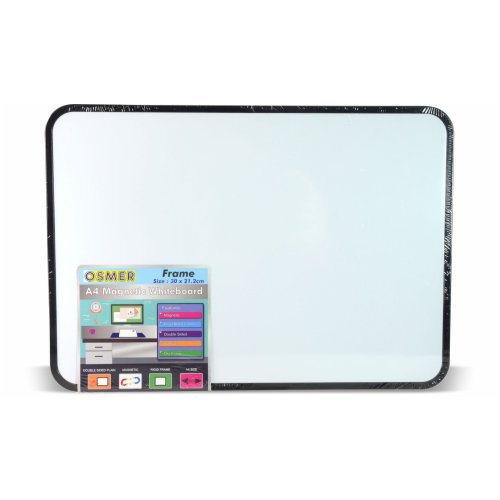A4 Double sided rigid magnetic whiteboard