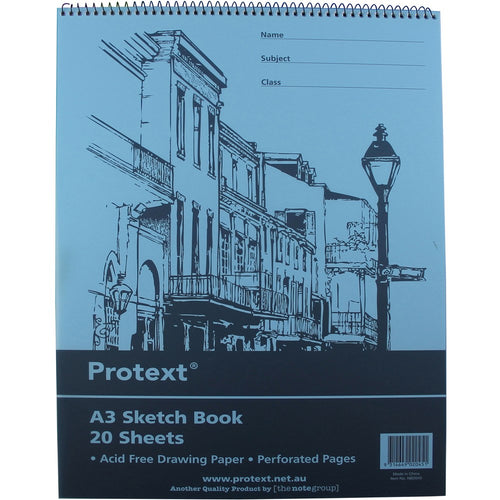 A3 20 Sheet Sketch Book with Poly Cover