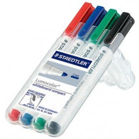 Lumocolor® 341 whiteboard compact marker bullet point - wallet 4